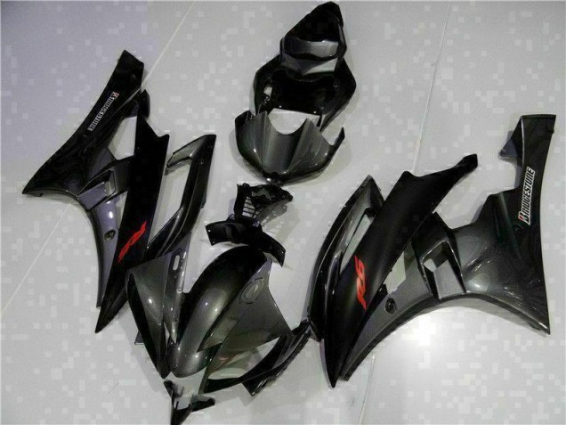 2006-2007 Grey Black Yamaha YZF R6 Motorcycle Bodywork Canada 2006-2007 Grey Black Yamaha YZF R6 Motorcycle Bodywork Canada