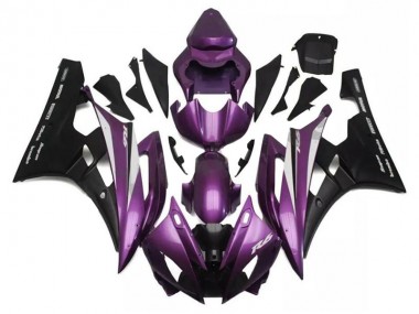 2006-2007 Purple Black Yamaha YZF R6 Motorcylce Fairings Canada