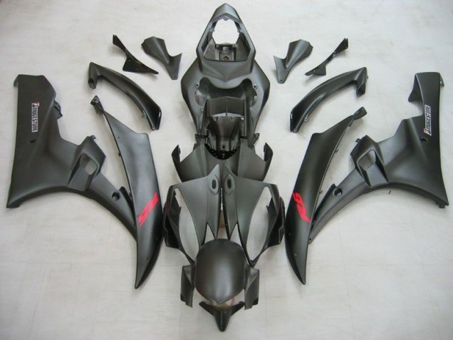 2006-2007 Matte Black Yamaha YZF R6 Motorcycle Fairing Kits & Bodywork Canada 2006-2007 Matte Black Yamaha YZF R6 Motorcycle Fairing Kits & Bodywork Canada