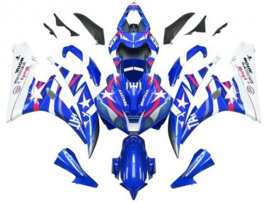 2006-2007 Blue Star Fiat Yamaha YZF R6 Replacement Motorcycle Fairings Canada