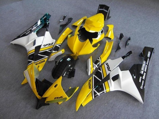 2006-2007 Yellow Black Yamaha YZF R6 Replacement Fairings Canada 2006-2007 Yellow Black Yamaha YZF R6 Replacement Fairings Canada