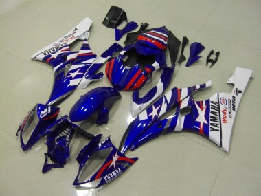 2006-2007 Red Blue Star Yamaha YZF R6 Bike Fairings Canada