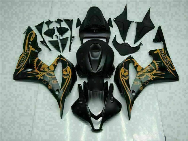 2007-2008 Black Honda CBR600RR Motorcycle Fairing Canada 2007-2008 Black Honda CBR600RR Motorcycle Fairing Canada