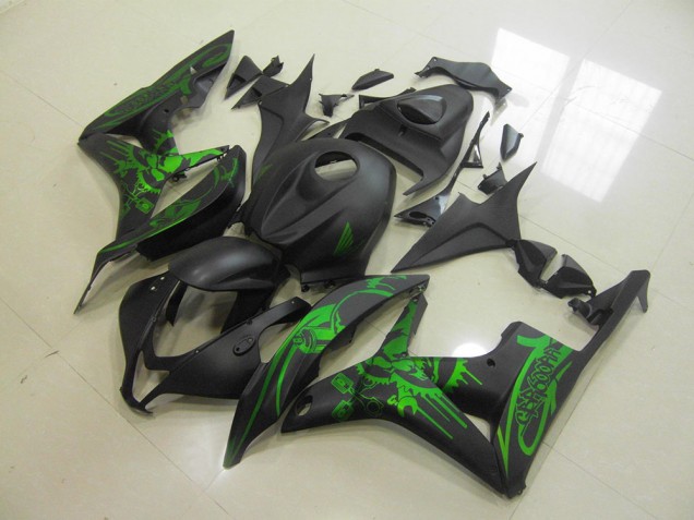 2007-2008 Green Skull Honda CBR600RR Motor Fairings Canada 2007-2008 Green Skull Honda CBR600RR Motor Fairings Canada
