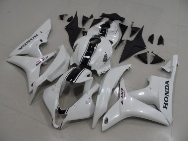 2007-2008 Pearl White with Black Stripe Honda CBR600RR Bike Fairings Canada