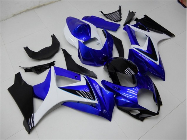 2007-2008 Blue White Black Suzuki GSXR 1000 K7 Motorcylce Fairings Canada 2007-2008 Blue White Black Suzuki GSXR 1000 K7 Motorcylce Fairings Canada