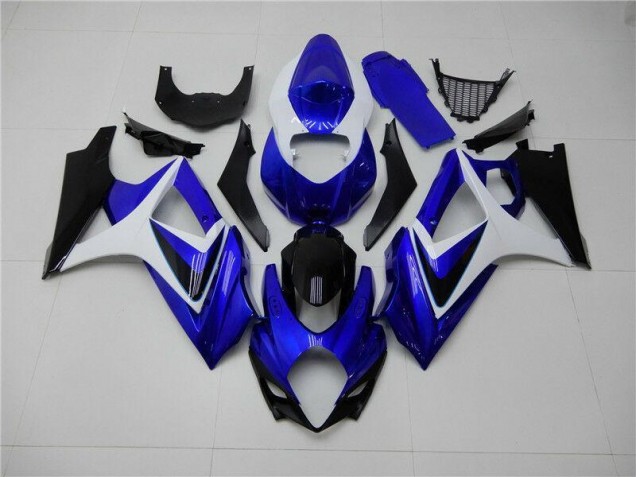 2007-2008 Blue White Black Suzuki GSXR 1000 K7 Motorcylce Fairings Canada 2007-2008 Blue White Black Suzuki GSXR 1000 K7 Motorcylce Fairings Canada