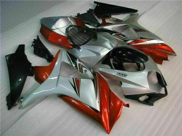 2007-2008 Brown Silver Suzuki GSXR 1000 K7 Motorbike Fairings Canada