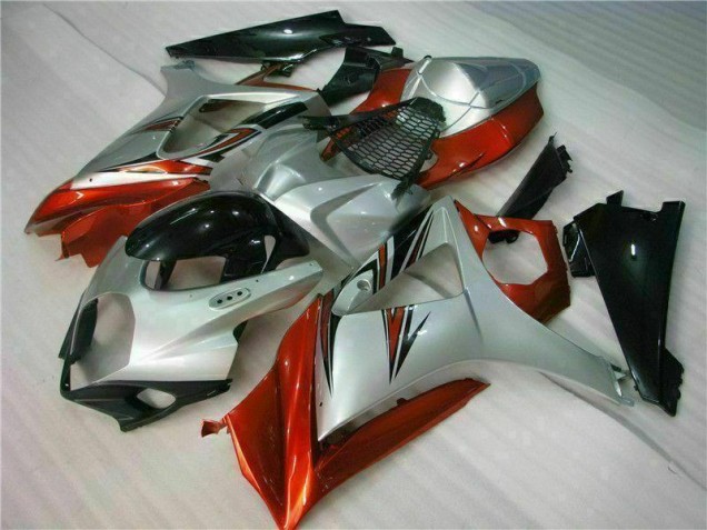 2007-2008 Brown Silver Suzuki GSXR 1000 K7 Motorbike Fairings Canada