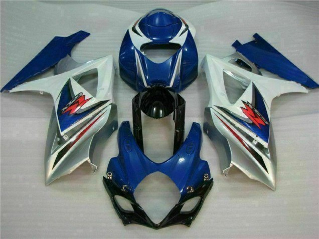 2007-2008 Blue White Suzuki GSXR 1000 K7 Bike Fairings Canada 2007-2008 Blue White Suzuki GSXR 1000 K7 Bike Fairings Canada