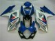 2007-2008 Blue White Suzuki GSXR 1000 K7 Bike Fairings Canada 2007-2008 Blue White Suzuki GSXR 1000 K7 Bike Fairings Canada