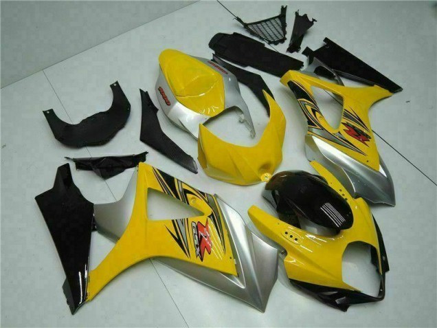 2007-2008 Yellow Suzuki GSXR 1000 K7 Bike Fairing Kit Canada 2007-2008 Yellow Suzuki GSXR 1000 K7 Bike Fairing Kit Canada