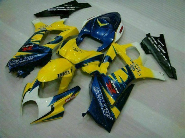 2007-2008 Yellow Suzuki GSXR 1000 K7 Motorbike Fairing Kits Canada 2007-2008 Yellow Suzuki GSXR 1000 K7 Motorbike Fairing Kits Canada