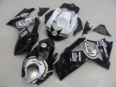 2007-2008 Black Lucky Strike Suzuki GSXR 1000 K7 Bike Fairings Canada