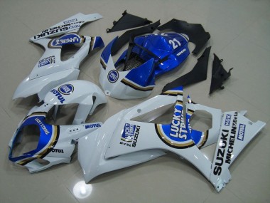 2007-2008 Blue Lucky Strike Suzuki GSXR 1000 K7 Motorbike Fairing Canada