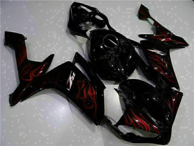 2007-2008 Black Yamaha YZF R1 Motorcylce Fairings Canada 2007-2008 Black Yamaha YZF R1 Motorcylce Fairings Canada