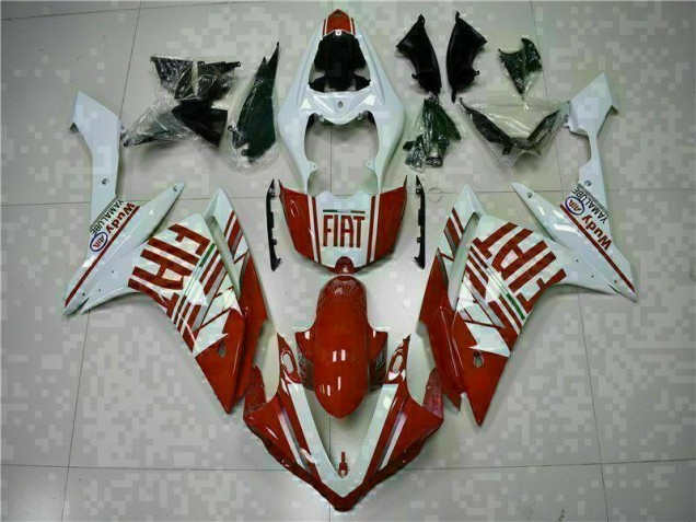 2007-2008 Red White Yamaha YZF R1 Motorcycle Fairings Canada 2007-2008 Red White Yamaha YZF R1 Motorcycle Fairings Canada