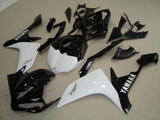 2007-2008 Black White Gold Yamaha YZF R1 Replacement Fairings Canada 2007-2008 Black White Gold Yamaha YZF R1 Replacement Fairings Canada