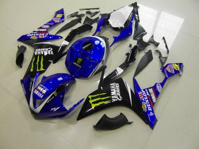 2007-2008 Blue Monster Yamaha YZF R1 Motorcylce Fairings Canada 2007-2008 Blue Monster Yamaha YZF R1 Motorcylce Fairings Canada