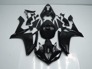 2007-2008 Glossy Black Yamaha YZF R1 Motorcycle Fairing Kit Canada