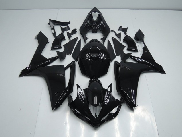 2007-2008 Glossy Black Yamaha YZF R1 Motorcycle Fairing Kit Canada 2007-2008 Glossy Black Yamaha YZF R1 Motorcycle Fairing Kit Canada