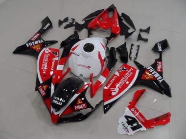 2007-2008 Red Black Stickers Yamaha YZF R1 Motorcycle Bodywork Canada
