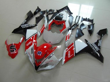 2007-2008 Red White Stickers Yamaha YZF R1 Motorbike Fairing Kits Canada