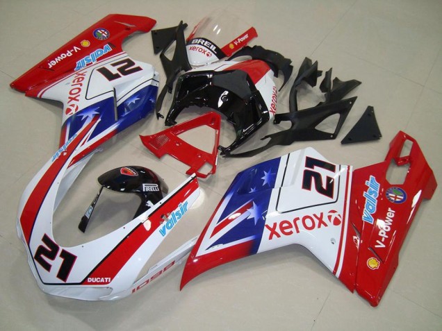 2007-2014 Xerox 21 Ducati 848 1098 1198 Moto Fairings Canada 2007-2014 Xerox 21 Ducati 848 1098 1198 Moto Fairings Canada