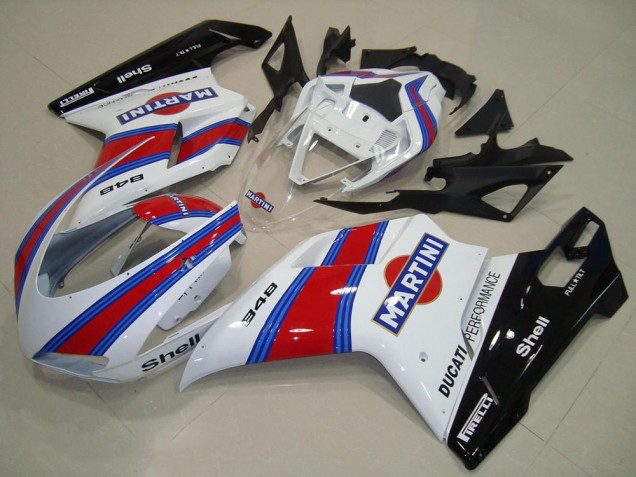 2007-2014 Martini Ducati 848 1098 1198 Motorcycle Fairing Kits Canada 2007-2014 Martini Ducati 848 1098 1198 Motorcycle Fairing Kits Canada