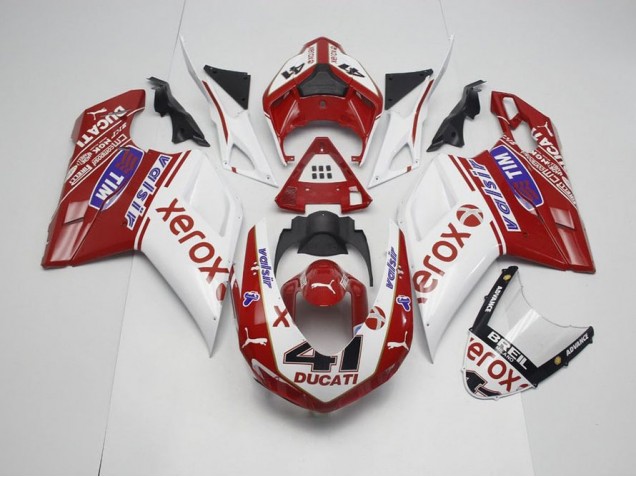 2007-2014 OEM Style Xerox with 41 Ducati 848 1098 1198 Motorcyle Fairings Canada 2007-2014 OEM Style Xerox with 41 Ducati 848 1098 1198 Motorcyle Fairings Canada