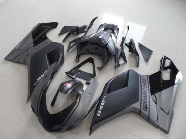2007-2014 Black Ducati 848 1098 1198 Motorcylce Fairings Canada
