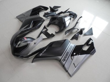 2007-2014 Matte Black Sliver OEM Style Ducati 848 1098 1198 Motorbike Fairings Canada