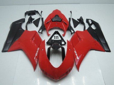 2007-2014 OEM Style Red with Matte Black Side Ducati 848 1098 1198 Motor Bike Fairings Canada