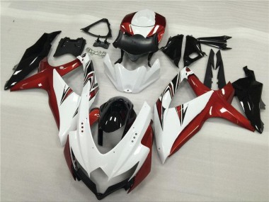 2008-2010 White Red Black Suzuki GSXR 600/750 Motor Fairings Canada