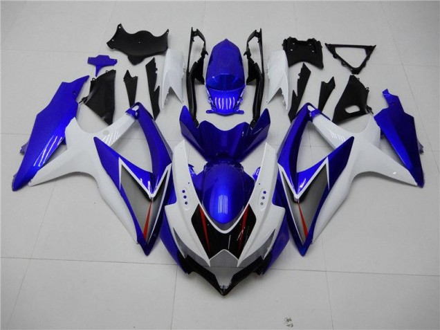 2008-2010 White Blue Suzuki GSXR 600/750 Motorbike Fairings Canada 2008-2010 White Blue Suzuki GSXR 600/750 Motorbike Fairings Canada