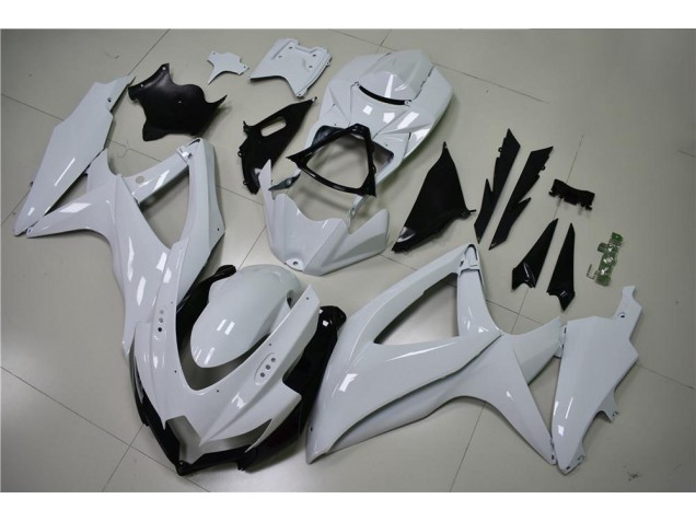 2008-2010 Glossy White Suzuki GSXR 600/750 Motorcycle Fairing Canada 2008-2010 Glossy White Suzuki GSXR 600/750 Motorcycle Fairing Canada