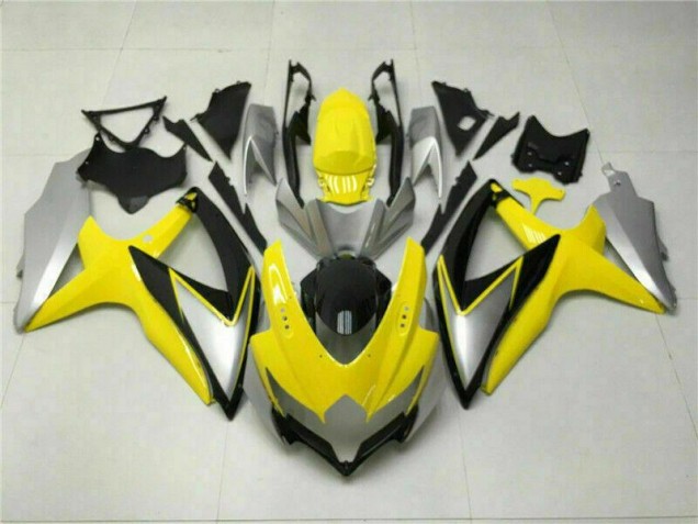 2008-2010 Yellow Suzuki GSXR 600/750 Replacement Motorcycle Fairings Canada 2008-2010 Yellow Suzuki GSXR 600/750 Replacement Motorcycle Fairings Canada