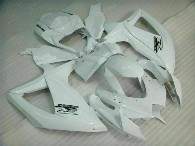 2008-2010 White Suzuki GSXR 600/750 Bike Fairing Kit Canada