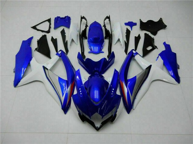 2008-2010 Blue White Suzuki GSXR 600/750 Motorcycle Fairing Kit Canada 2008-2010 Blue White Suzuki GSXR 600/750 Motorcycle Fairing Kit Canada
