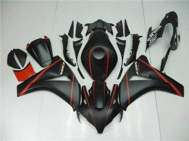 2008-2011 Matte Black Red Honda CBR1000RR Motorcycle Fairing Canada 2008-2011 Matte Black Red Honda CBR1000RR Motorcycle Fairing Canada