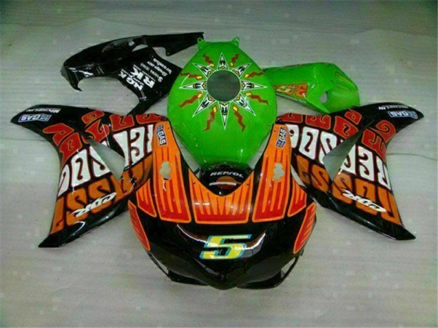 2008-2011 Green Orange Honda CBR1000RR Motorcycle Fairings Kits Canada 2008-2011 Green Orange Honda CBR1000RR Motorcycle Fairings Kits Canada