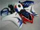 2008-2011 White Blue Honda CBR1000RR Bike Fairing & Plastics Canada 2008-2011 White Blue Honda CBR1000RR Bike Fairing & Plastics Canada
