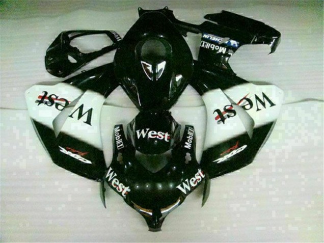 2008-2011 White Black West Honda CBR1000RR Motorbike Fairing Kits & Plastics Canada 2008-2011 White Black West Honda CBR1000RR Motorbike Fairing Kits & Plastics Canada