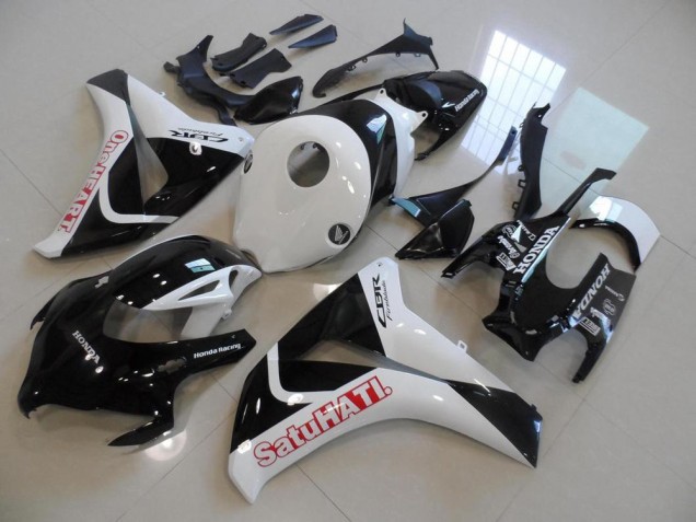 2008-2011 Black White Satuhati Honda CBR1000RR Motorcycle Fairings Kits Canada 2008-2011 Black White Satuhati Honda CBR1000RR Motorcycle Fairings Kits Canada