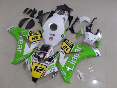 2008-2011 Green Linear 12 Honda CBR1000RR Moto Fairings Canada