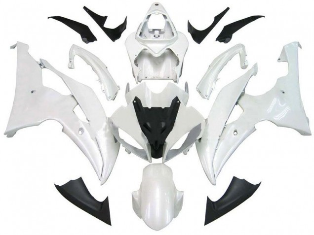 2008-2016 Pearl White Yamaha YZF R6 Bike Fairings Canada 2008-2016 Pearl White Yamaha YZF R6 Bike Fairings Canada