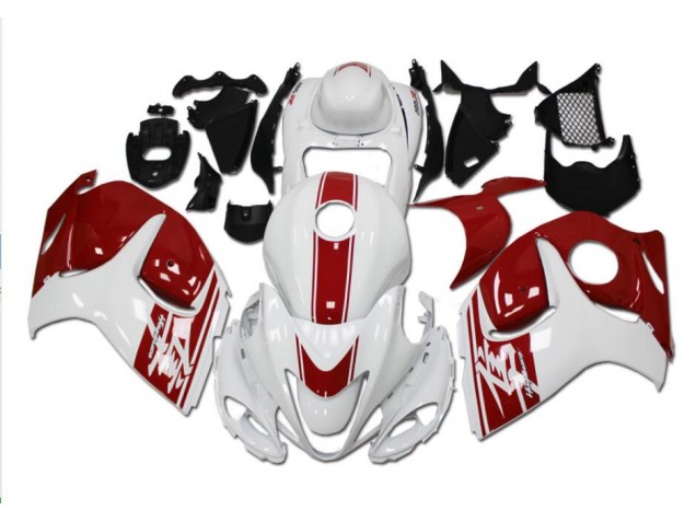 2008-2019 White Red Suzuki GSXR 1300 Hayabusa Replacement Fairings Canada