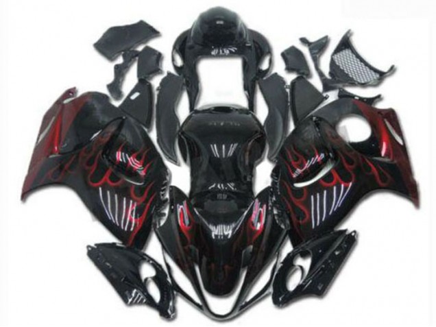 2008-2019 Black Red Suzuki Hayabusa GSXR1300 Motorcylce Fairings Canada 2008-2019 Black Red Suzuki Hayabusa GSXR1300 Motorcylce Fairings Canada
