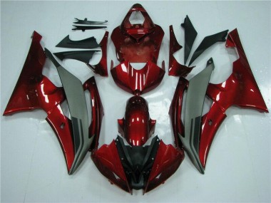 2008-2016 Red Grey Yamaha YZF R6 Motorcycle Fairings Kits Canada