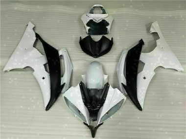 2008-2016 White Black Yamaha YZF R6 Motorcycle Fairings Kit Canada